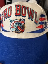 Vintage 1997 Pro Bowl Hawaii NFL Football Diamond Cut Logo Athletic Snapback Hat picture