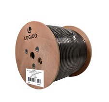 500 FT RG11 Underground COAX CABLE INDOOR/OUTDOOR Tri-Shield Direct Burial Gel picture