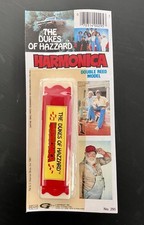 The Dukes of Hazzard Double Reed Harmonica - Vintage 1983 Premium Condition NOS picture