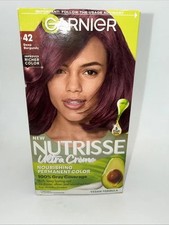 Garnier Hair Color Nutrisse Nourishing Creme, 42 Deep Burgundy (Black Cherry)... picture