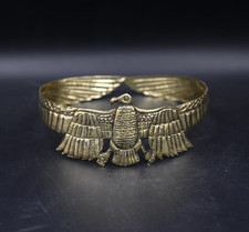 Rare Authentic Ancient Egyptian Antiquities Nekhbet Copper Crown Egyptian BC picture
