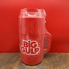 Sealed 7-Eleven HUGE Big Gulp Insulated 100oz/2.96L Fountain Mug Red Mug New USA picture