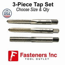 Norseman / Viking Drill 3-PCS USA Tap Sets Taper, Plug & Bottoming Made in USA picture