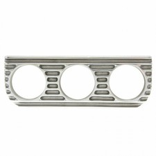 Vintage Finned 3 Gauge Bezel Mount  picture