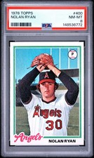 1978 VINTAGE TOPPS NOLAN RYAN  PSA 8 NM-MT  ANGELS BASEBALL MLB #400 HOF picture