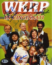 WKRP in Cincinnati Cast by 7 Autographed Signed 8x10 Photo Beckett BAS COA picture