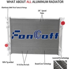 3 ROW Radiator Fit 2009-23 Dodge Challenger Charger V8 GAS w/Severe Duty Cooling picture