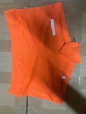 New Hooters Original Uniform Orange Shorts XS picture