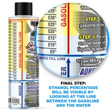 REV X E85 Super Tester Ethanol Test Bottle - Tests E0% - E100% - Easy to Use Kit picture