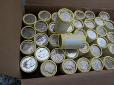 LOW PRICE UNSEARCHED Kennedy Half Dollar Roll.  20 Coin Lot.  $10 Face Value picture