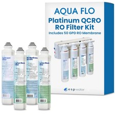 Aqua Flo Platinum QCRO 4-Stage Quick-Change RO Filter Kit with 50 GPD Membrane picture
