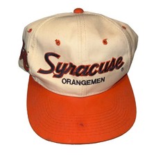 Vintage Syracuse Orangemen Hat Snapback Sports Specialties Double Line Script picture