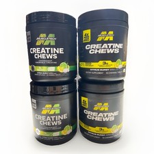2X MUSCLE TECH CREATINE CHEWS CITRUS 90 CHEWABLE TABLETS EACH EXP 01/2027++ picture