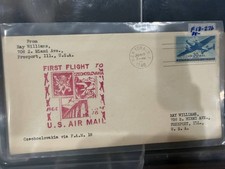 1946 FAM 18-27b First Flight Cover New York Prague Czechoslovakia Pan Am picture