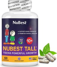 NuBest Tall 10+ Powerful Growth 60 Capsules Dietary Supplement For Teenagers USA picture