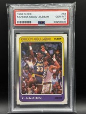 1988-89 Fleer - Kareem Abdul-Jabbar #64 PSA 10 (Low Pop) picture