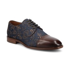 Women's Taft Men's Jack Oxford Dress Shoe Brown paisley picture