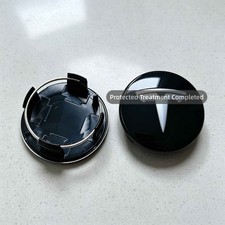 4PCS 56mm/2.2in White/Black Wheel Center Caps for Tesla Model 3/S/X/Y picture