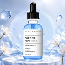 Asterwood Copper Peptides Face Serum, GHK-Cu Peptide & Hyaluronic Acid Blend picture