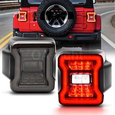 Full LED Tail Light Fit for 2018-2023 Jeep Wrangler JL Light Set Brake Lamp Tail picture