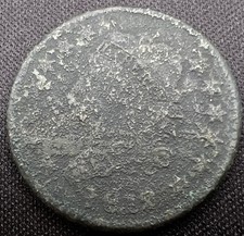 1812 Small Date Classic Head Large Cent S-291 VF Details w/ Corrosion/Porosity picture