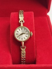 [ N. MINT ] HAMILTON Swiss Manual Wind  10K GOLD PLATED Bezel Model 828677 Watch picture