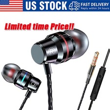 HIFI Bass Stereo Wired Earbuds Headset In-Ear Earphone Headphone MIC 3.5mm USB-C picture