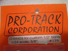 PRO-TRACK CORPORATION O-RINGS FOR CUSTOM 1/2' FRONTS 2 PER PACK 1/24 SCALE 5/8 picture