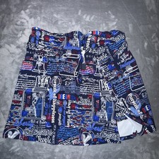 LULU B UPF 50+ Zip Skort  Women's L  Script Americana Constitution and Liberty picture