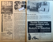1967 Magazine Article. Daniel Downs. Hillsboro, North Dakota. Farm Family picture