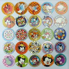 Lot of 25 Pogs Animaniacs from 1995 Warner Bros. WPF The World POG Federation picture
