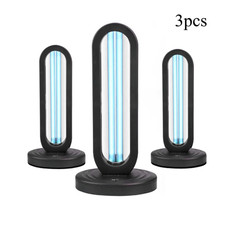 3x Ultraviolet Sterilization Germicidal Light Household 38W 38W 110V Home Black picture