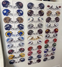 NFL Team Helmet Magnet Set - Home/Away - 64 Total Pieces picture