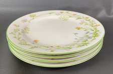 Noritake Ivory China Reverie 7191 4 Salad Plates Floral Butterfly Japan 8.25”  picture