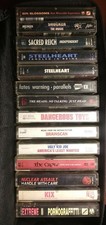 80s And 90s Heavy Metal Rock Music Cassette Tapes W/Case picture