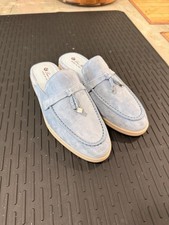 Loro Piana Babouche Charms Walk Mules Women's Size 37 picture