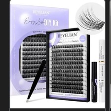 BEYELIAN Lash Extension Kit Cluster Lashes Kit with 144 Pcs Lash Clusters picture