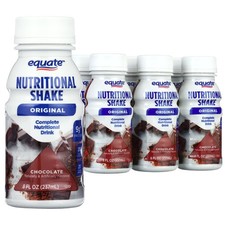 Equate Chocolate Original Nutritional Shake, 8 FL OZ, 6 Count picture