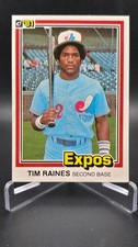 1981 Donruss #538 Tim Raines (RC) Montreal Expos picture