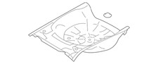 2020-2025 SUBARU OUTBACK REAR FLOOR PAN P/N 52119AN00A9P GENUNE OEM PART picture