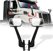 Hood Mirror for Freightliner Cascadia 2008-2017, Chrome Hood Mirror for Freightl picture