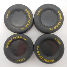 4x Goodyear Tire Desk Paperweight Rubber Oil Petrol NASCAR Michelin picture