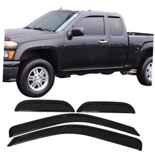 Fit 2004-2012 Chevy Colorado GMC Canyon Extended Cab Acrylic Window Visor picture
