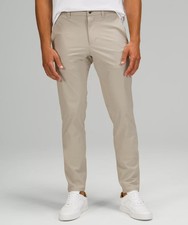 Lululemon Commission Pants Mens 36x31 Tan ABC Classic Fit Warpstreme Performance picture
