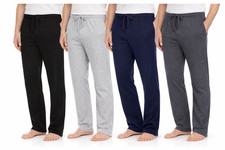 Men’s Lounge Pants 4 Pack Soft Stretch Lightweight Pajama Sleep Pants S-2XL picture