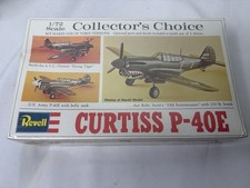 Revell 1974 Curtiss P-40E Warhawk 1/72 Scale Model Kit  picture