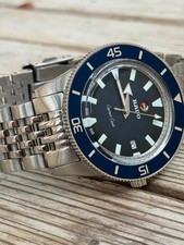 Rado Captain Cook vintage Blue Dial Automatic Men’s Watch Stainless Steel picture
