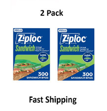 Ziploc Sandwich Bag , Texture, Grip 'n Seal Technology 300count 2 Pack picture