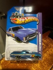2013 Hot Wheels HW Showroom '71 El Camino #233 Blue picture