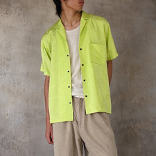 Vintage Japanese Silk Shirt Men’s M, Kimono Shirt, Boxy Shirt, Streetwear Japan picture